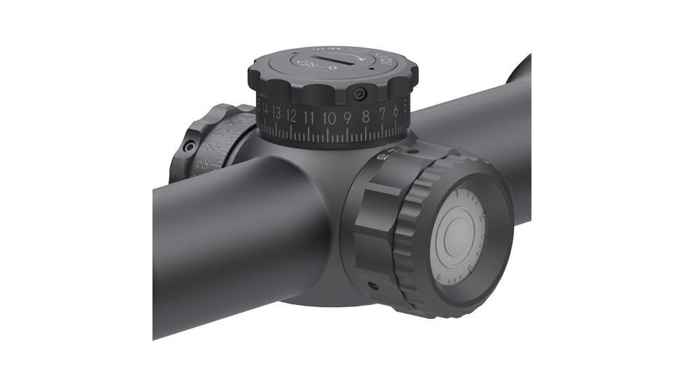 March Scopes 1X-10X24, Tactical Turret Rifle Scope, Mtr-4 Reticle,With Illumination, Black, NSN None, D10V24TI-MTR-4