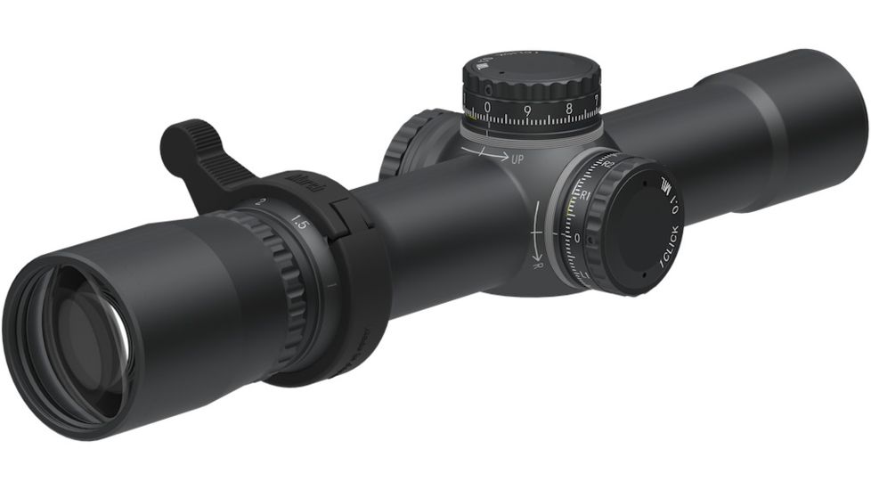 March Scopes 1X-4X24, Normal Turret Rifle Scope, Fd-1 Reticle, Black, NSN None, D4V24IML-FD-1
