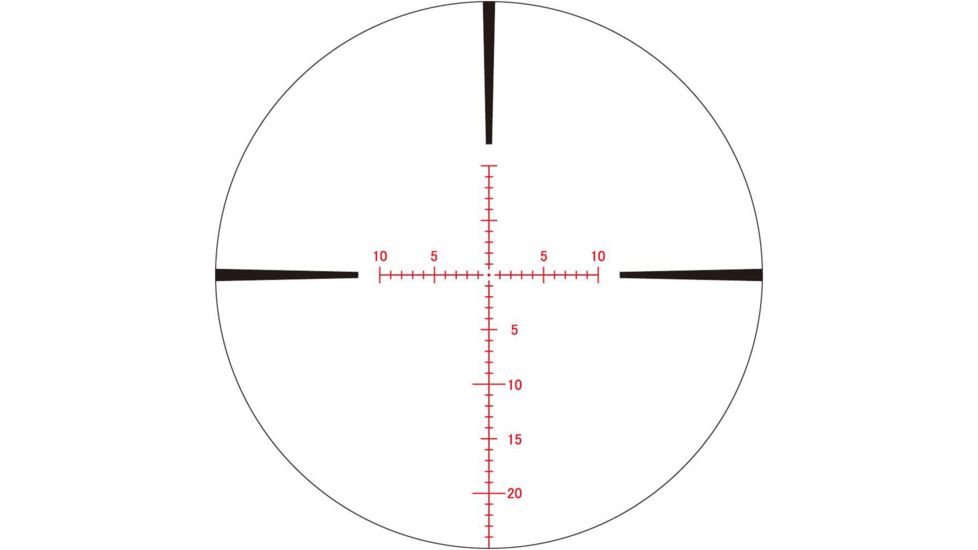 March Scopes 3-24 x 42mm FFP Tactical Knob Illuminated Rifle Scope, FMA-1, Black MAR1047