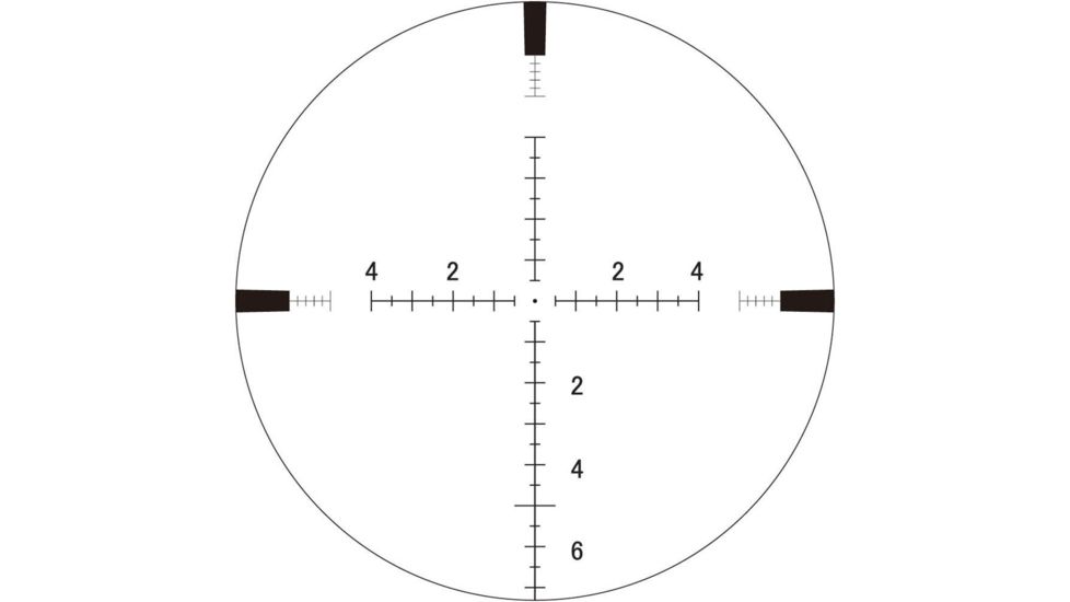 March Scopes 3-24 x 42mm FFP Tactical Knob Rifle Scope, FML-1, Black MAR1044