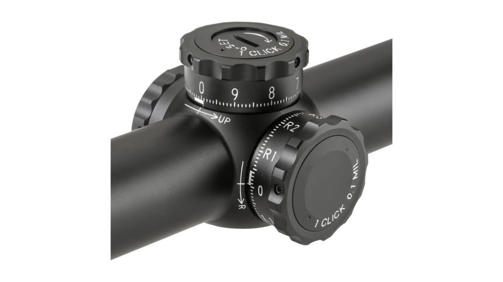 3-24 x 42mm FFP Tactical Knob Rifle Scope, FML-1, Black