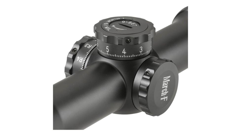 3-24 x 42mm FFP Tactical Knob Rifle Scope, FML-1, Black