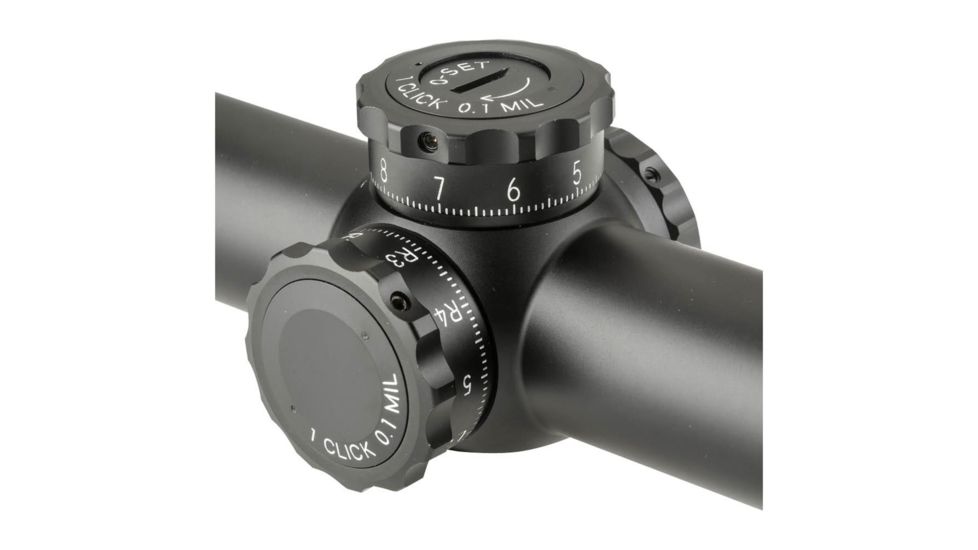 3-24 x 42mm FFP Tactical Knob Rifle Scope, FML-1, Black