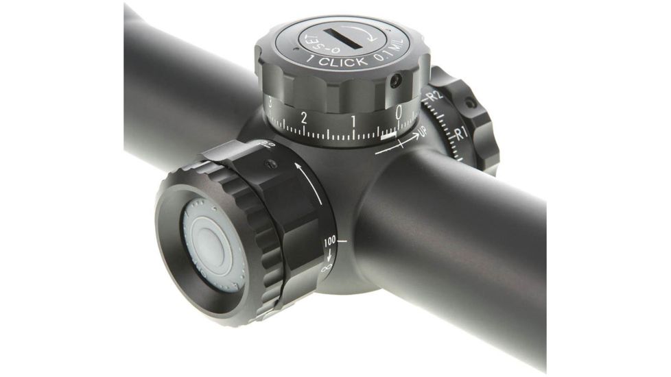 March Scopes 3-24 x 52mm FFP Tactical Knob Illuminated Rifle Scope, FML-T1, Black MAR1073