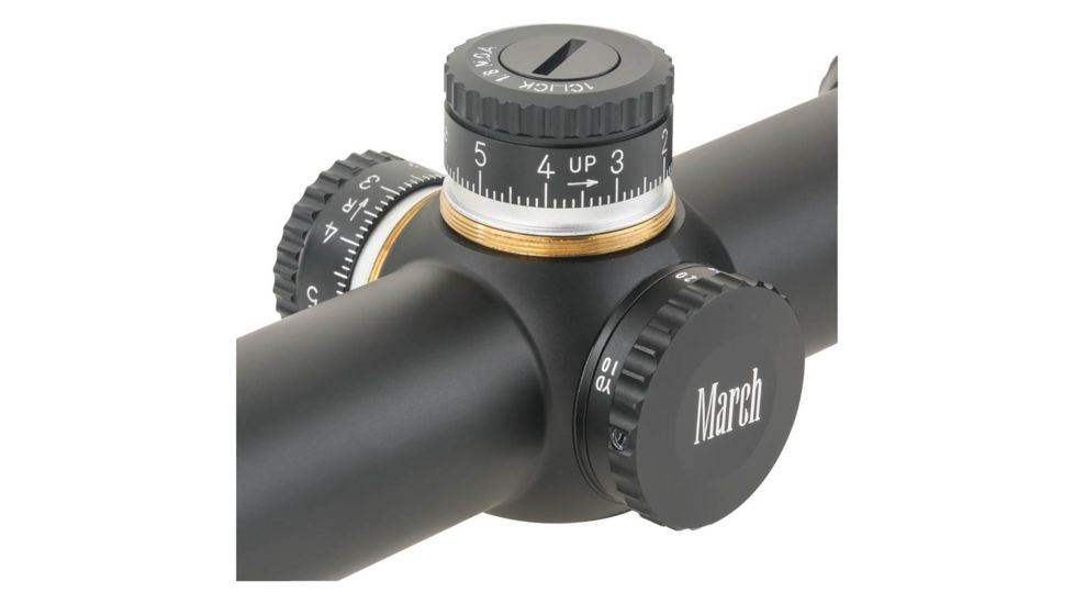 36-55 x 52mm Benchrest Rifle Scope, 3/32 MOA DOT, Black