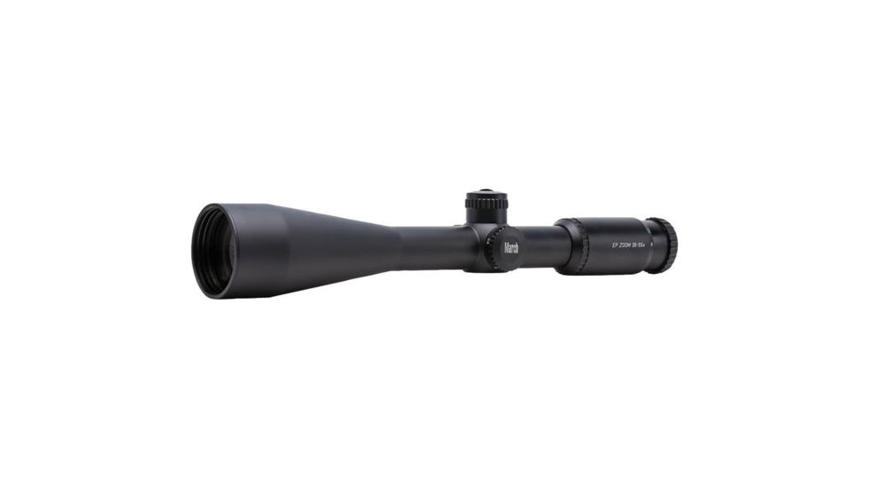 36-55 x 52mm Benchrest Rifle Scope, 3/32 MOA DOT, Black