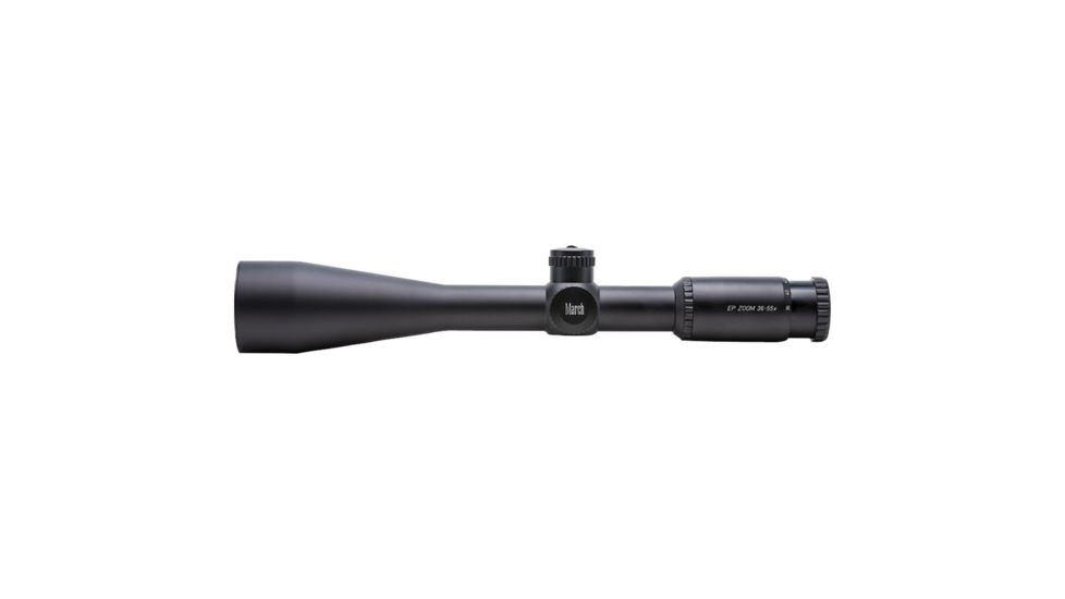 36-55 x 52mm Benchrest Rifle Scope, CH, Black