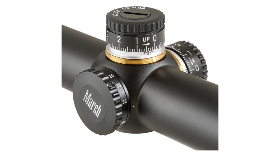 40 x 52mm Benchrest Rifle Scope, 1/16 MOA DOT, Black
