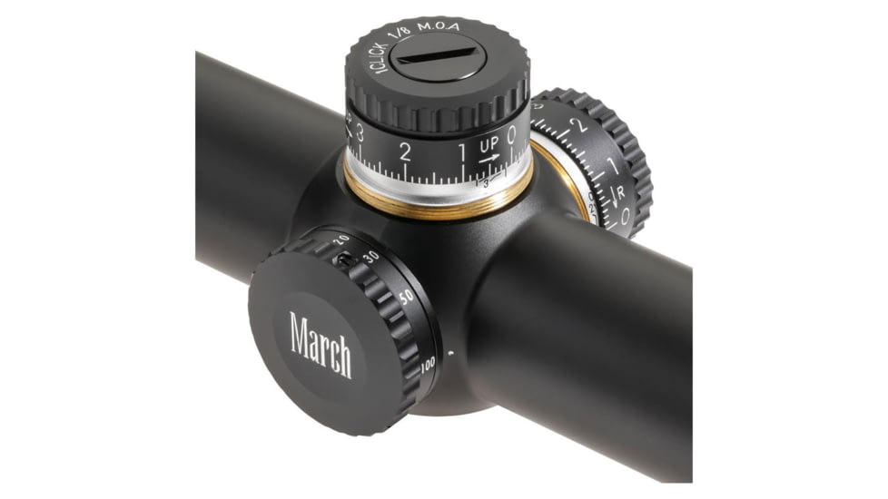 40 x 52mm Benchrest Rifle Scope, CH, Black