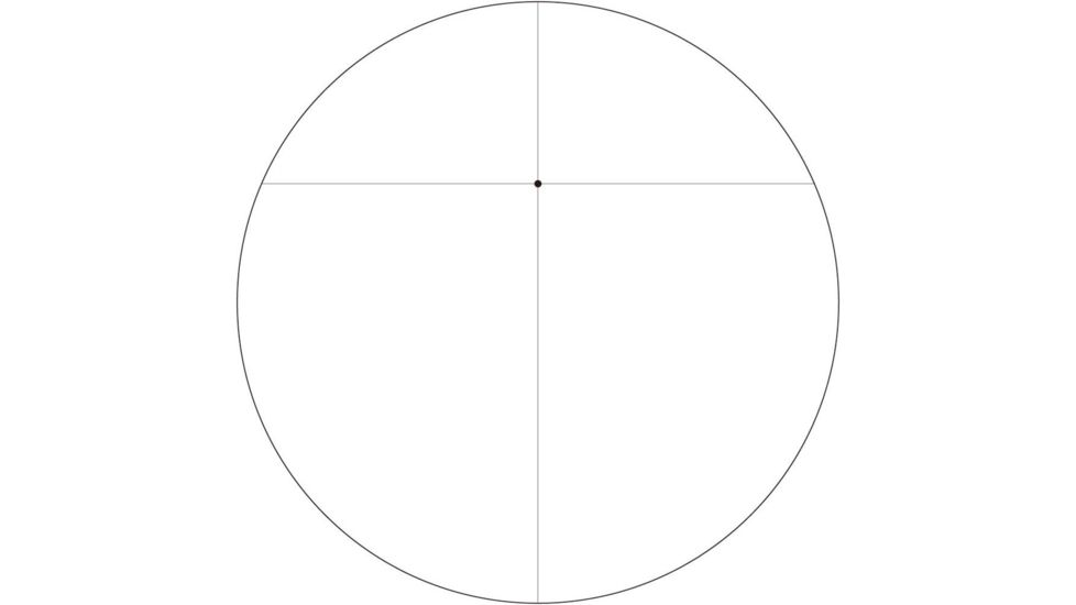 40 x 52mm Benchrest Rifle Scope, LR, Black