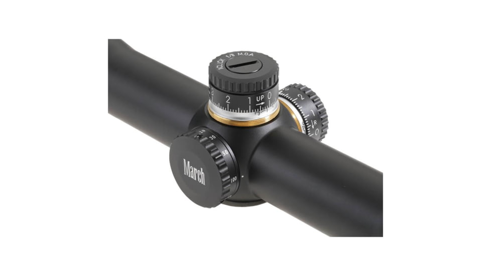 40 x 52mm Benchrest Rifle Scope, LR, Black