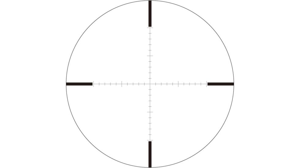 March Scopes 5-32 x 52mm Tactical Knob Rifle Scope, MTR-3, Black MAR1059