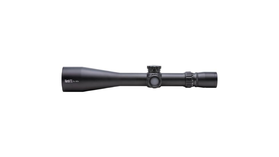 5-40 x 56mm FFP Tactical Knob Illuminated Rifle Scope, FMA-1, 1/4 Click MOA, Black
