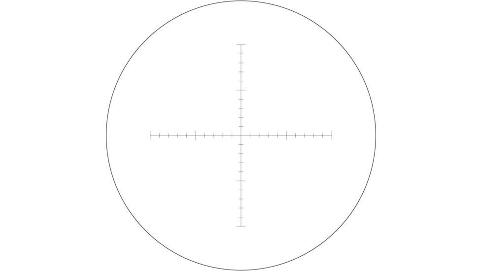 March Scopes 5-50 x 56mm Tactical Knob 34mm Tube Rifle Scope, MTR-1, Black MAR1027