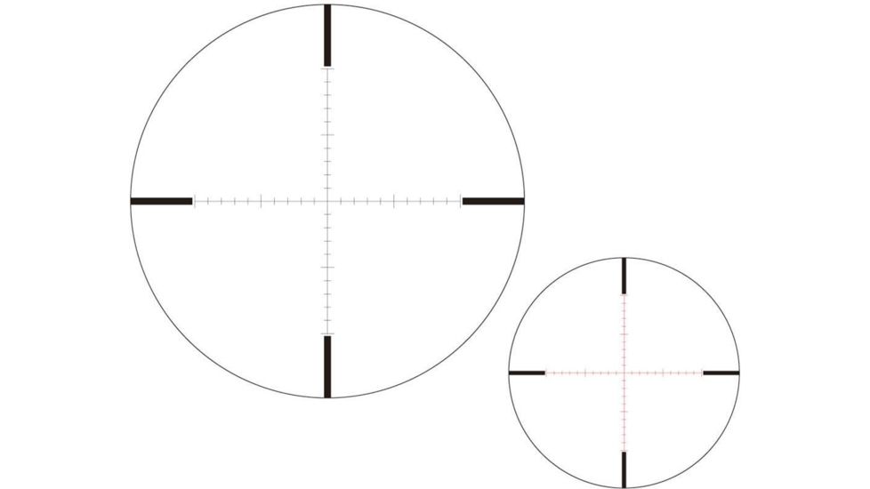 March Scopes 5-50 x 56mm Tactical Knob 34mm Tube Rifle Scope, MTR-3, Black MAR1030