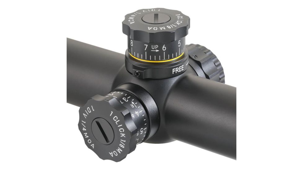 5-50 x 56mm Tactical Knob Illuminated 34mm Tube Rifle Scope MTR-1, Black