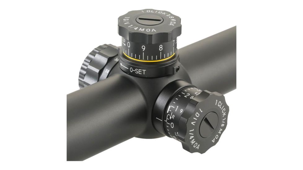 5-50 x 56mm Tactical Knob Illuminated 34mm Tube Rifle Scope MTR-1, Black