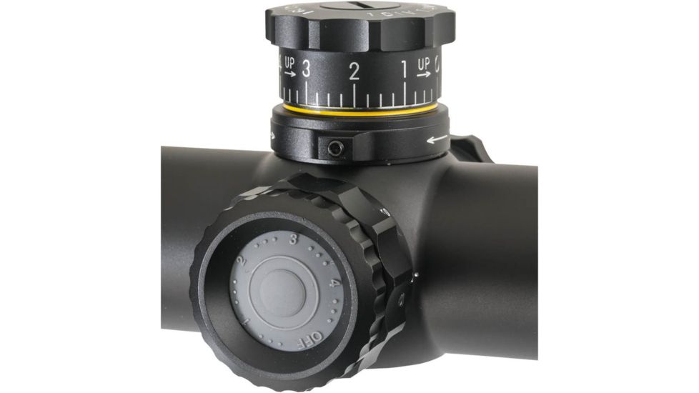 5-50 x 56mm Tactical Knob Illuminated 34mm Tube Rifle Scope MTR-1, Black