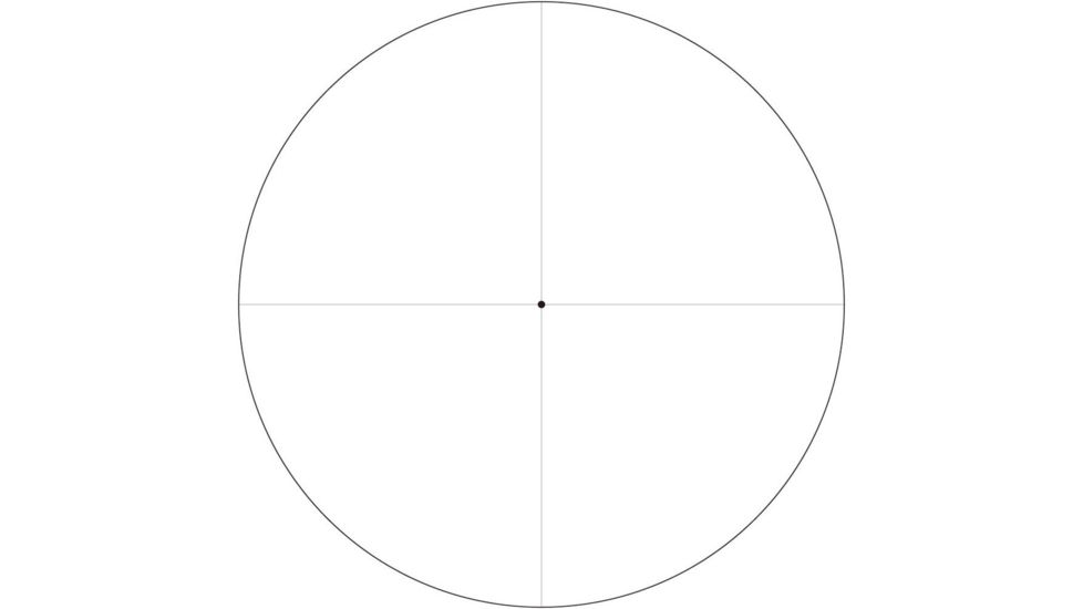 50 x 52mm Benchrest Rifle Scope, 3/32 MOA DOT, Black