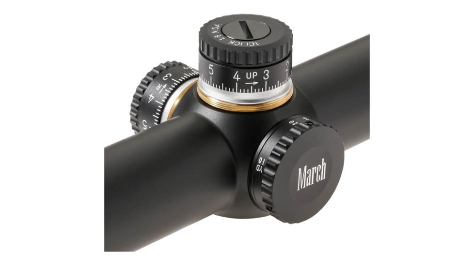 50 x 52mm Benchrest Rifle Scope, 3/32 MOA DOT, Black