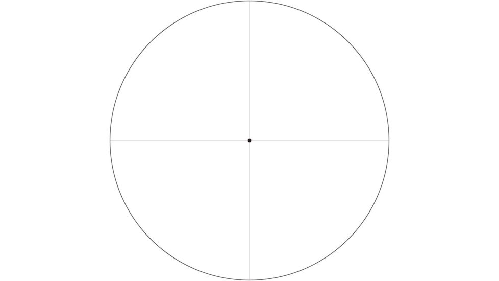 50 x 52mm Benchrest Rifle Scope, 3/32 MOA DOT, Silver