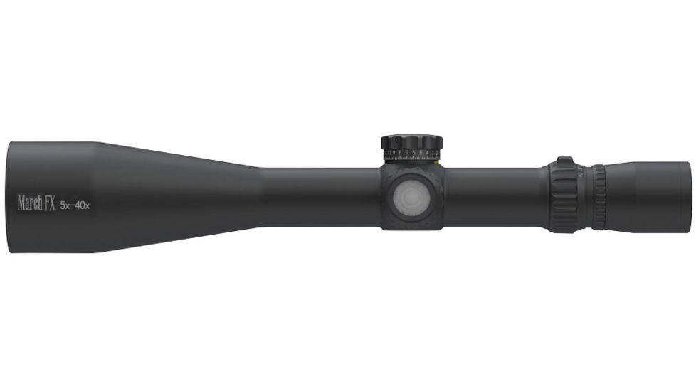 March Scopes 5X-40X56, Tactical Turret Rifle Scope, Fma-1 Reticle, With Illumination, Black, NSN None, D40V56FIMA4-FMA-1
