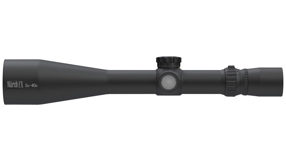 March Scopes 5X-40X56, Tactical Turret Rifle Scope, Fml-1 Reticle, With Illumination, Black, NSN None, D40V56FIML-FML-1
