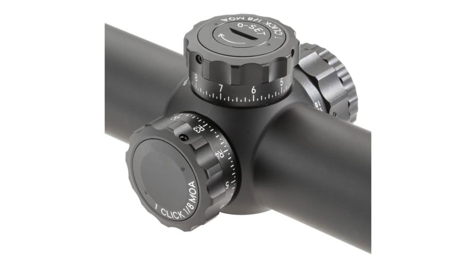 March Scopes FFP 5-40x56mm Tactical Knob Illum. Rifle Scope, FMA-1 Reticle, 1/8 Click MOA, Black MAR1056