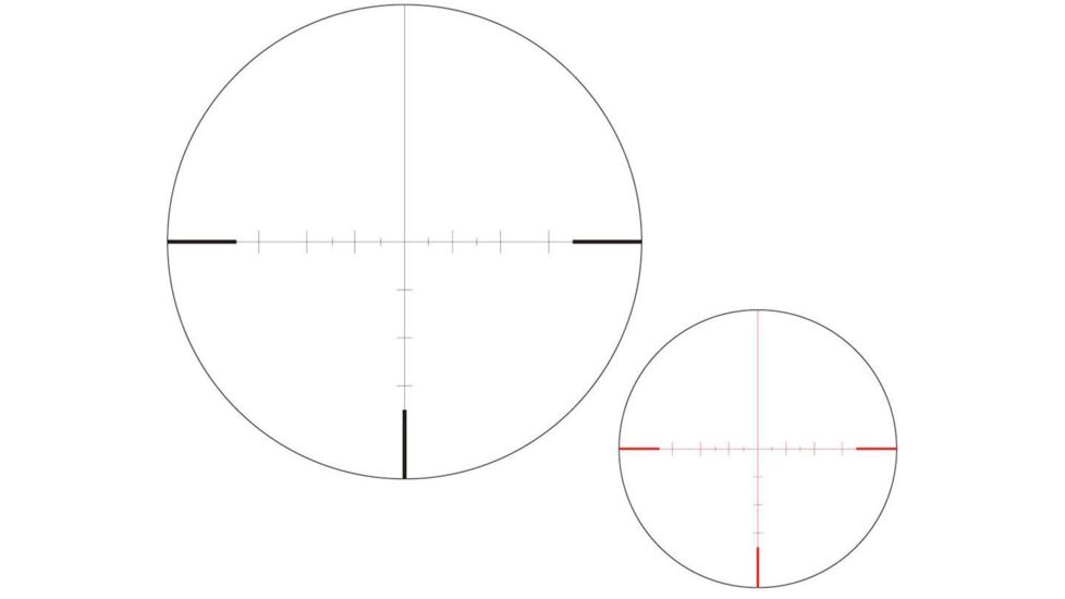 March Scopes High Master 10-60x56mm Tactical Knob Rifle Scope, Illuminated MTR-FT, Black, MAR1093