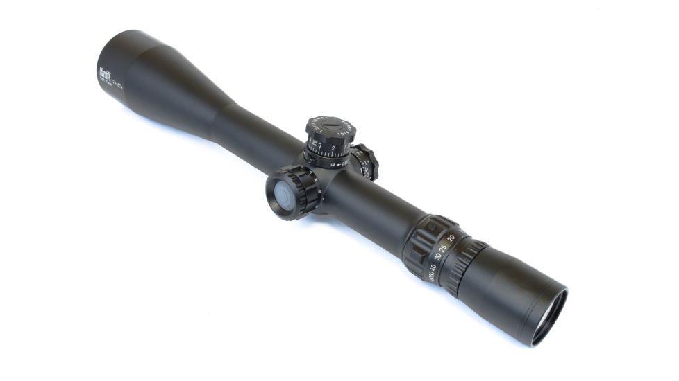 March Scopes High Master 10-60x56mm Tactical Knob Rifle Scope, Illuminated MTR-FT, Black, MAR1093