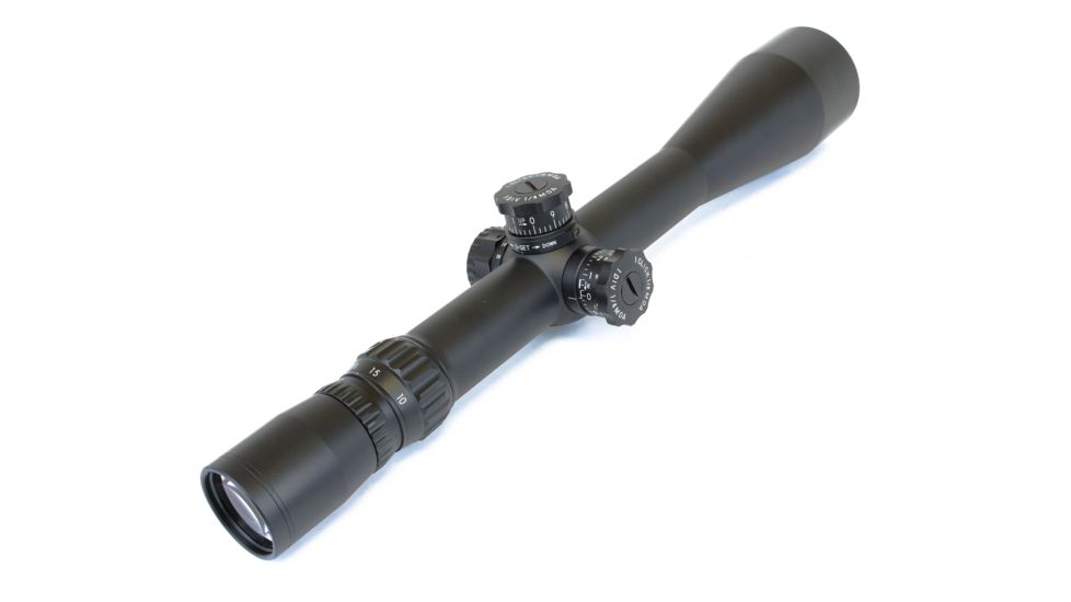 March Scopes High Master 10-60x56mm Tactical Knob Rifle Scope, Illuminated MTR-FT, Black, MAR1093