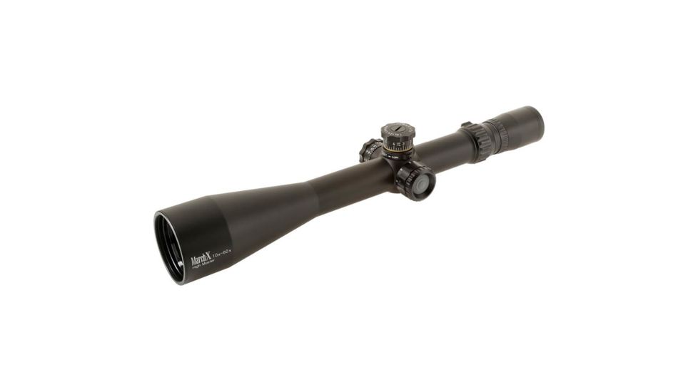 March Scopes High Master 10-60x56mm Tactical Knob Rifle Scope, Illuminated MTR-FT, Black MAR1093