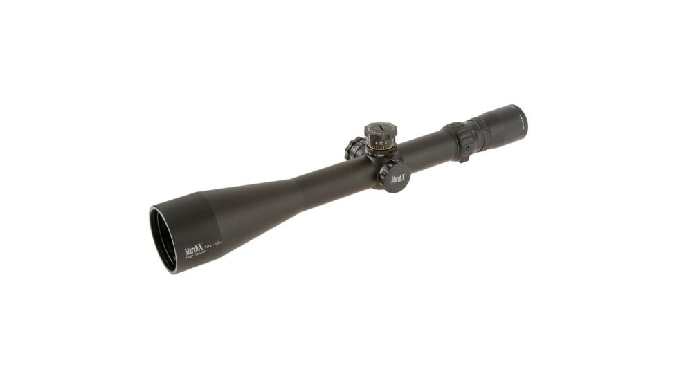 March Scopes High Master 10-60x56mm Tactical Knob Rifle Scope MTR-5, Black MAR1095
