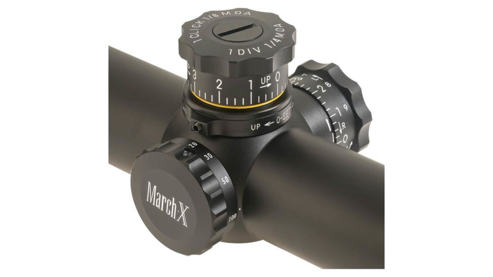 March Scopes High Master 10-60x56mm Tactical Knob Rifle Scope MTR-D2, Black MAR1092