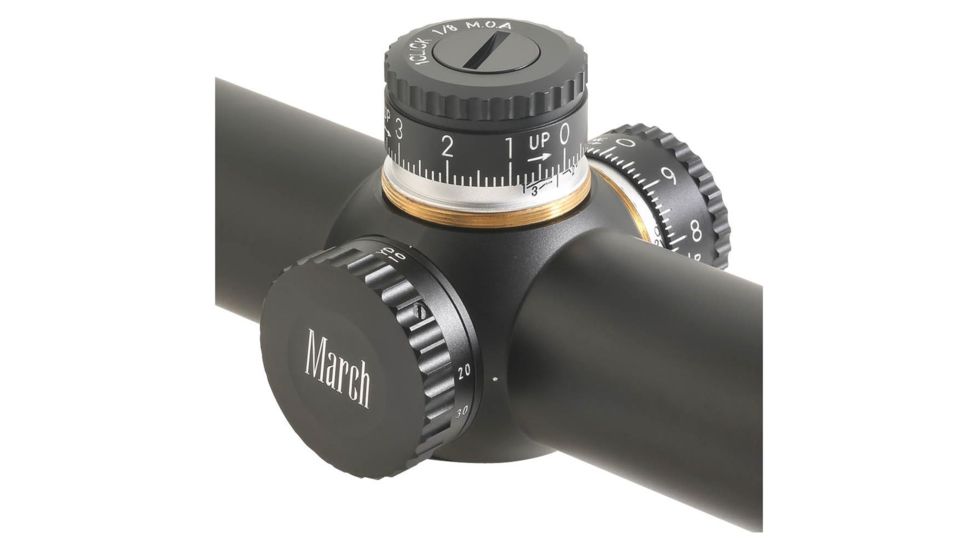 March Scopes High Master 48 x 52mm Scope 3/32in DOT, Black MAR1076