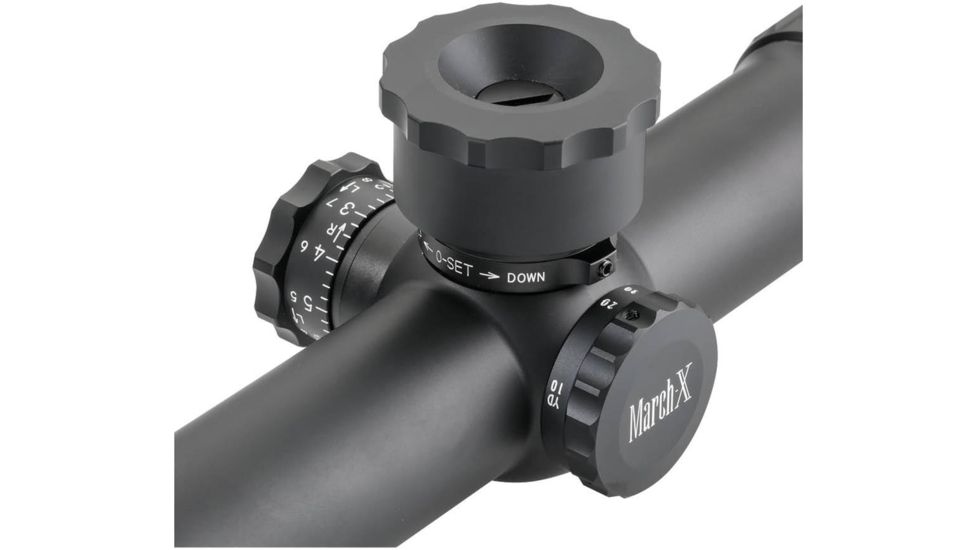 March Scopes Large Dial, Higher Profile, Black, NSN None, DB393-0