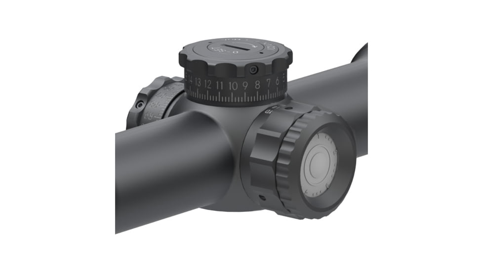 March Scopes Rifle Scope, 2.5-25x52mm, 30mm Tube, Second Focal Plane, MTR-4 Reticle, Matte, Black, D25V52TI MTR-4 Reticle