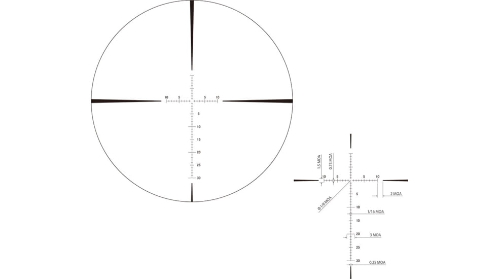 March Scopes 5X-40X56mm Genll, Tactical Turret Rifle Scope, FMA-2 Reticle, 34mm Tube, FFP, Black, D40V56FMA8-G2 FMA-2