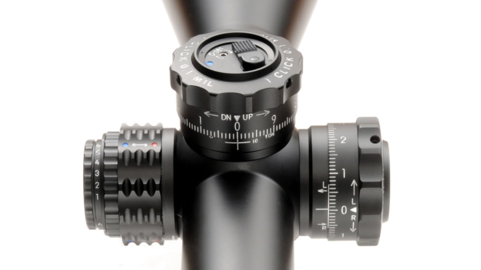 March Scopes High Master Wide March-FX Angle 5X-42X56, Lockable Tactical Turrets, FML-TR1 Reticle, With 6-level Illumination, FFP, MIL, Black, D42HV56WFIMLX-G2FML-TR1Ret