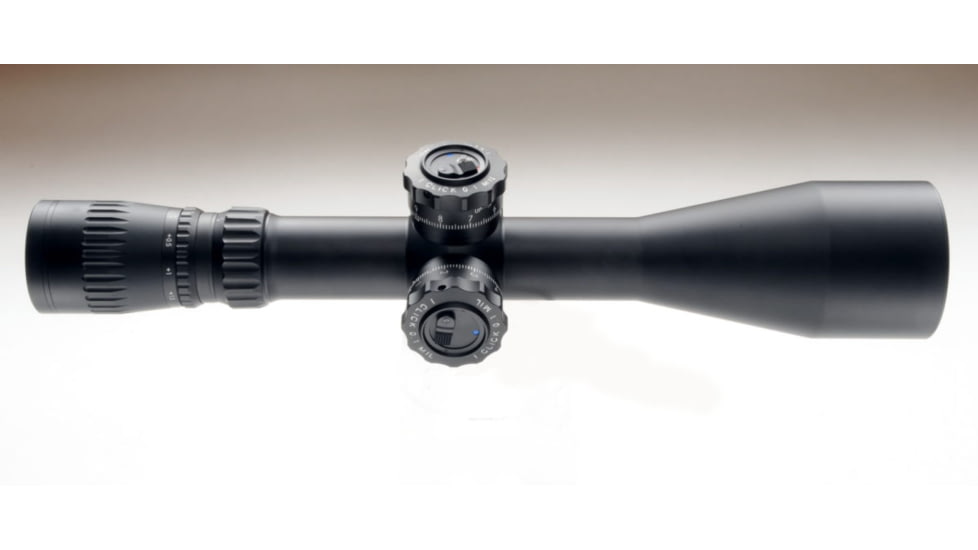 March Scopes High Master Wide March-FX Angle 5X-42X56, Lockable Tactical Turrets, FML-TR1 Reticle, With 6-level Illumination, FFP, MIL, Black, D42HV56WFIMLX-G2FML-TR1Ret