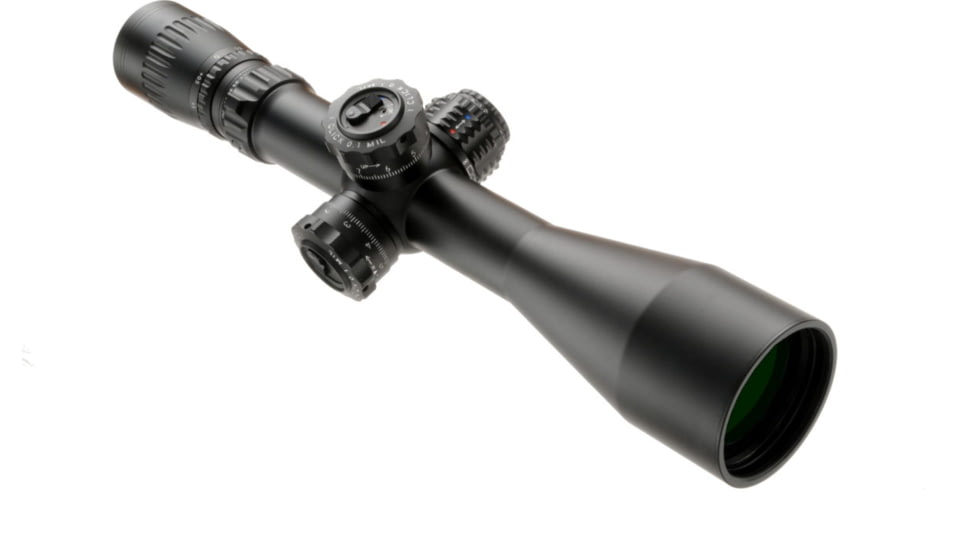 March Scopes High Master Wide March-FX Angle 5X-42X56, Lockable Tactical Turrets, FML-TR1 Reticle, With 6-level Illumination, FFP, MIL, Black, D42HV56WFIMLX-G2FML-TR1Ret