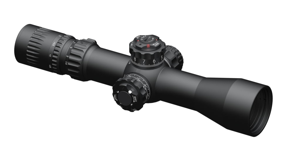 March Scopes Lockable Tactical Turrets 1.5-15x42mm Riflescope, 34mm Tube, Dual FFP+SFP, DR-TR2B Reticle, Black, DE0524