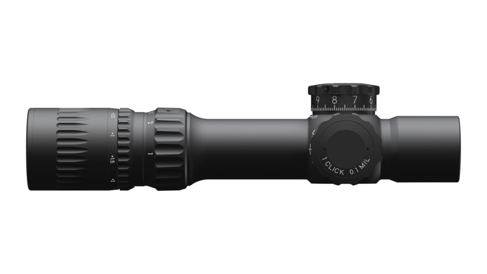March Scopes March-F Tactical 1-10x24mm LPVO 30mm Tube Rifle Scope w/Custom Unimount, First Focal Plane, DR-TR1FB Reticle, Black, D10SV24FDIML-P-DR-TR1FB