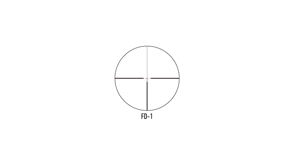 March Scopes Normal Turret 1-10x24mm Rifle Scope, 30mm Tube, Second Focal Plane, FD-1 Reticle, MOA, Black, D10V24IFD-1 Reticle