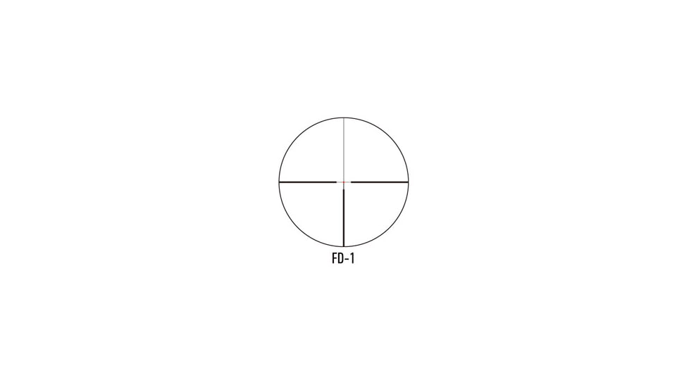 March Scopes Normal Turret 2.5-25x52mm, 30mm Tube, Second Focal Plane, FD-1 Reticle, MIL, Black, D25V52IMLFD-1 Reticle