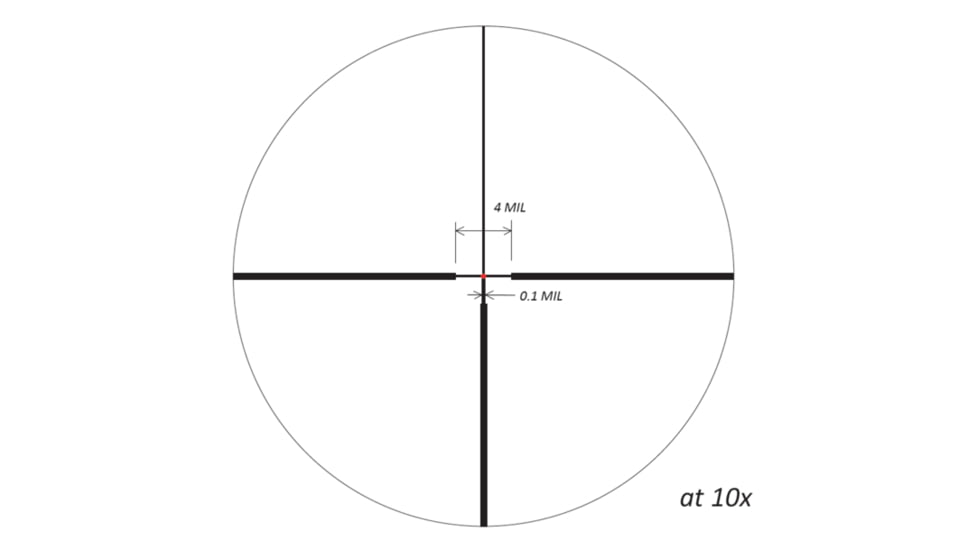 March Scopes Normal Turret 2.5-25x52mm, 30mm Tube, Second Focal Plane, FD-1 Reticle, MIL, Black, D25V52IMLFD-1 Reticle