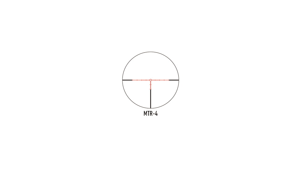 March Scopes Normal Turret 2.5-25x52mm, 30mm Tube, Second Focal Plane, MTR-4 Reticle, MOA, Black, D25V52IMTR-4 Reticle