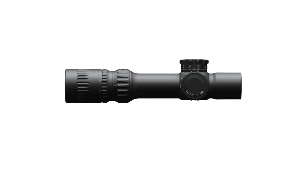 March Scopes Tactical Turret 1x-10x24mm Shorty Rifle Scope With Custom Unimount, 30mm Tube, First Focal Plane, FMC-3 Reticle, Black, D10SV24FIML-P (FMC-3 Reticle)