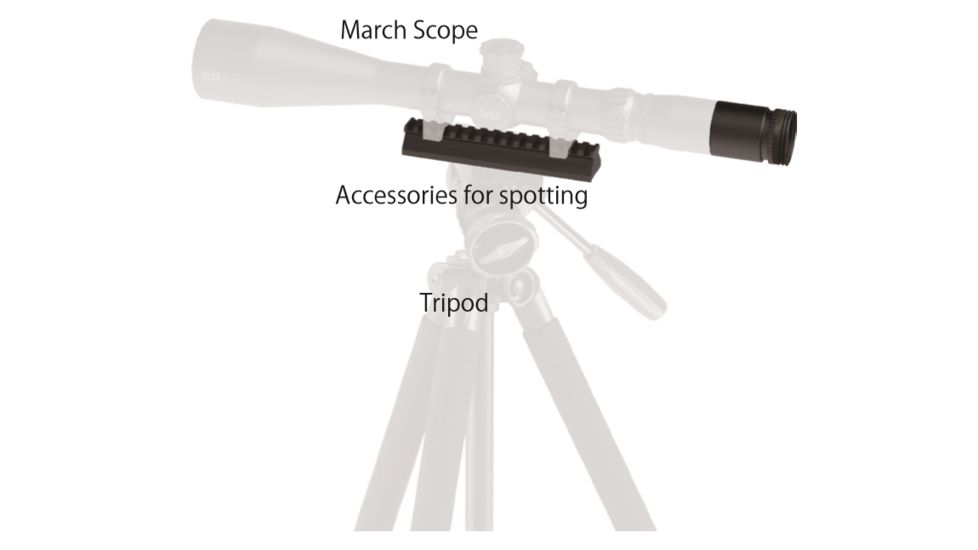 March Scopes Spotting Scope Accessories, Black, DA678-0