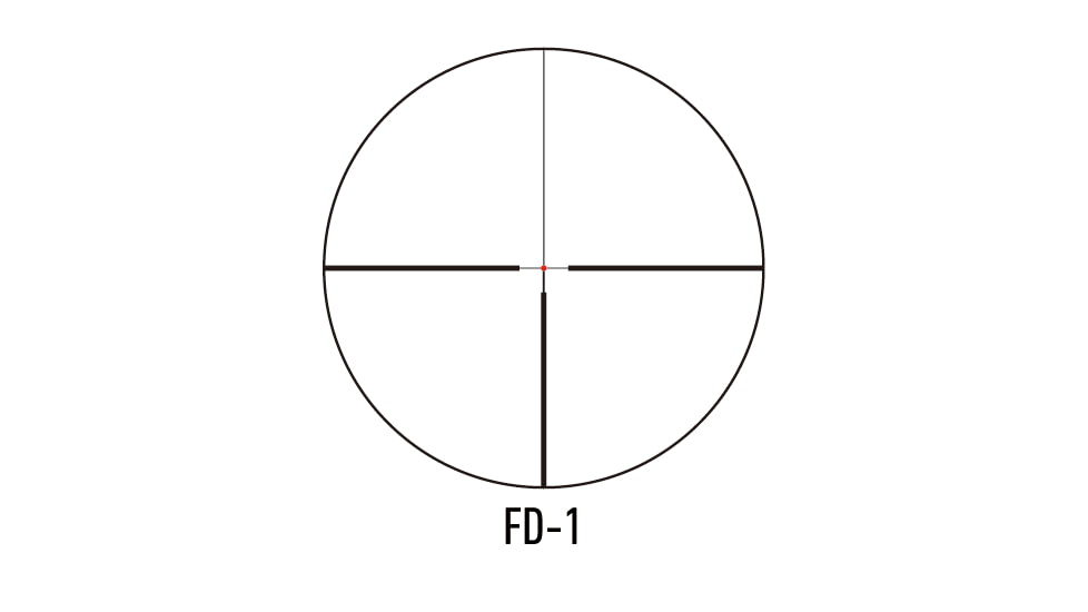 March Scopes Tactical Turret 1.5-15x42mm Rifle Scope, 30mm Tube, Second Focal Plane, FD-1 Reticle, MOA, Black, D15V42TIFD-1 Reticle